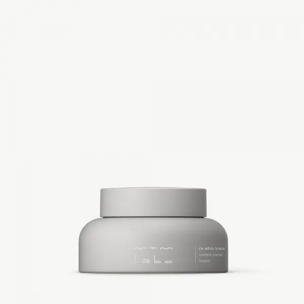 custom-blended re-white cream